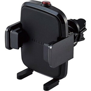 ELECOM P-CARS12BK ubN ԍڃANZT[ X}zX^h ^b`z_[ GAR[o[t^Cv