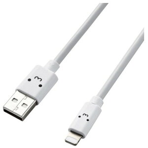 【エントリーでP10倍!24日20:00-27日9:59】 ELECOM MPA-FUAL12CWH ホワイト Lightningケーブル カラフル 1.2m