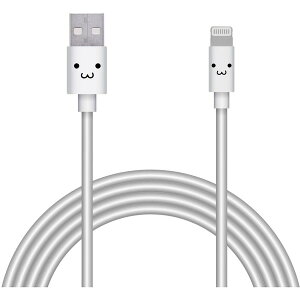ELECOM MPA-FUALYA10WF �z���C�g�t�F�C�X Lightning�P�[�u�� �������J 1.0m�t�F�C�X