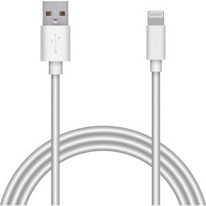 ELECOM MPA-FUALYA10WH �z���C�g Lightning�P�[�u�� �������J 1.0m