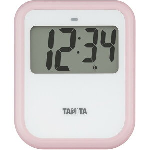 【エントリーでP10倍!24日20:00-27日9:59】 TANITA タニタ TD-421-PK ピンク 非接触タイマー 手をかざして スタート ストップ 一時停止 音量3段階切替 LEDランプ マグネット スタンド フック穴 3WAY 触ら