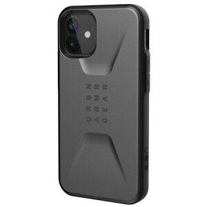 URBAN ARMOR GEAR UAG-IPH20SC-SV �V���o�[ CIVILIAN [iPhone 12 mini�p�P�[�X]