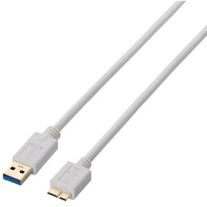 ELECOM USB3-AMB10WH USB3.0P[u/A-microB^Cv/X^_[h/1m/zCg