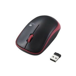 ELECOM M-IR07DRSKRD ���b�h [���C�����X�}�E�X IR LED 3�{�^��] �V����