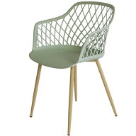Rattan World C1800PAG メッシュPPチェア ミントグリーン メーカー直送 新生活