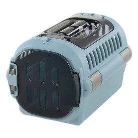リッチェル キャリーケース 超小型犬 小型犬 猫 うさぎ用 体重目安8kg以下 プラスチック製 キャンピングキャリーファイン ダブルドア ブルー S