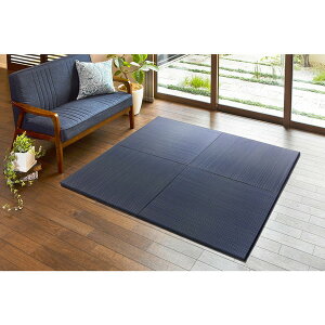 【エントリーでP10倍!24日20:00-27日9:59】 萩原 アジアンテイスト 軽量 置き畳 南風 82×82×2.5cm ブラウン メーカー直送 新生活