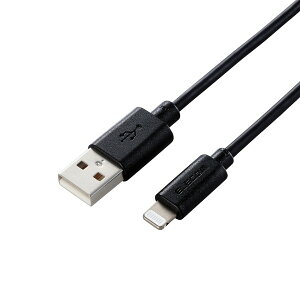 ELECOM MPA-UAL05BK [iPhoneP[u CgjOP[u 50cm iPad iPod f[^ʐM [d USB-A Lightning ubN RoHSwߏ(10)]