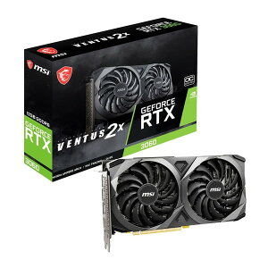 MSI GeForce RTX 3060 VENTUS 2X 12G OC [�O���t�B�b�N�{�[�h(PCIExp 12GB)]�yKK9N0D18P�z