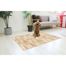 明和グラビア INSF-203 モクメ ベージュ ペット用防滑・消臭・防水マット 90cm×120cm