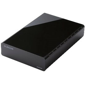 ELECOM ELD-FTV040UBK ブラック 外付けハードディスク HDD 3.5インチ 4TB USB3.2Gen1/USB3.1Gen1/USB3.0対応 テレビ録画 EU RoHS指令準拠 メーカー直送