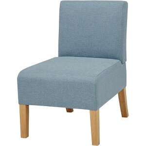 萩原 FL-8614NA-BL ダイニングソファ1P ブルー メーカー直送 新生活