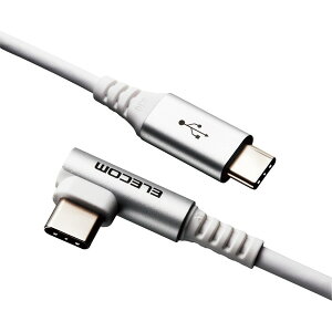 ELECOM MPA-CCL03NWH USB Type CP[u ^CvCP[u PDΉ RہEREBX USB2.0(C-C) LRlN^ Fؕi X}z[dP[u 30cm zCg