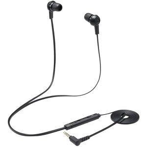 ELECOM HS-EP17TBK �u���b�N [�J�i���^ �w�b�h�Z�b�g �C���z�� �L�� 4�Ƀ�3.5mm �}�C�N �~���[�g�X�C�b�`�t�� ���� �ϊ��P�[�u���t]