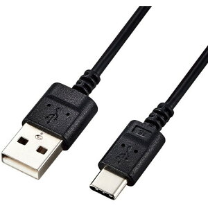 ELECOM MPA-ACX10BK USB-CP[u Type-CP[u X ɍ A-C 1m X}z[dP[u ubN
