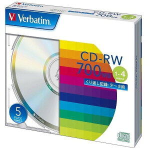 Verbatim SW80QU5V1 [f[^pCD-RW (700MBE4{ΉE5)]