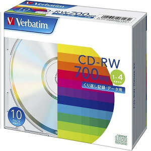 Verbatim SW80QU10V1 [f[^pCD-RW (700MBE4{ΉE10)]