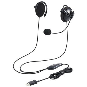 ELECOM HS-EH02UBK �� �w�b�h�Z�b�g ���|�� �L�� ���� USB �y��