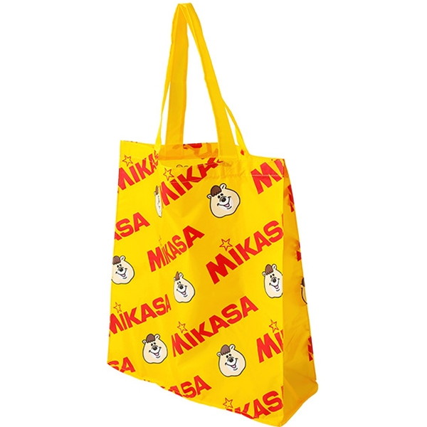 若槻千夏さんデザインのクマタンとミカサのコラボ MIKASA イエロー 国内正規品 2022モデル MIKASAKUMATANバッグ
