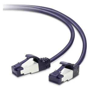 ELECOM LD-OCTST/BM100 LAN�P�[�u�� CAT8 �ܐ܂�h�~ �X���� 10m �u���[���^���b�N ���[�J�[����