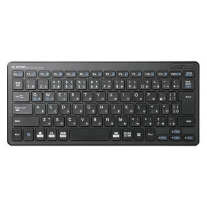 【エントリーでP10倍!24日20:00-27日9:59】 ELECOM TK-FDP098TBK ワイヤレスミニキーボード パンタグラフ式 薄型 ブラック メーカー直送 新生活