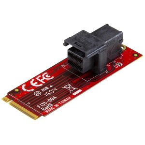 StarTech M2E4SFF8643 [U.2(SFF-8643) - M.2 PCI Express 3.0 x4 zXgA_v^J[h 2.5C` U.2 NVMe SSDΉ]