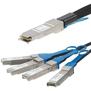StarTech QSFP4SFPPC3M QSFP+ DAC Twinax �u���[�N�A�E�g�P�[�u�� 3m MSA���� 40GbE