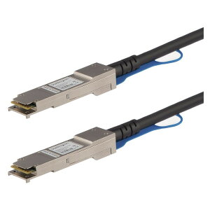 StarTech EXQSFP4050CM �u���b�N [Juniper���i�݊�DAC�P�[�u�� 0.5m]