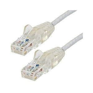 StarTech N6PAT300CMGRS �O���[ [�J�e�S��6 LAN�P�[�u�� 3m �ɍ׃^�C�v �c���܂�h�~RJ45�R�l�N�^]