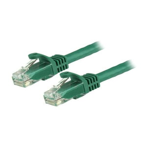 StarTech N6PATC150CMGN �O���[�� [�J�e�S��6 LAN�P�[�u�� 1.5m �c���܂�h�~RJ45�R�l�N�^]