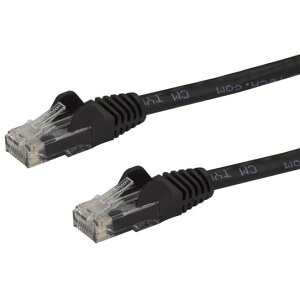 StarTech N6PATC150CMBK �u���b�N [�J�e�S��6 LAN�P�[�u�� 1.5m]
