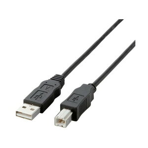 ELECOM USB2-ECO10 1m RoHSΉUSBP[u 1.0m ubN