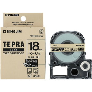 KING JIM PRO�e�[�v �}�b�g�x�[�W�� ������ SB18J
