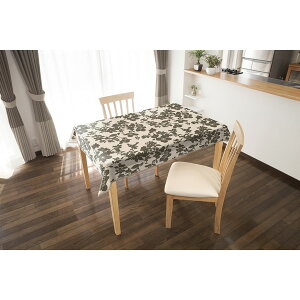 明和グラビア 1003690-1003690 テーブルクロス MGプラスシリーズ エッセン 130cm×170cm ダークブラウン DBR 新生活