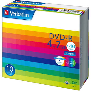 OHwfBA DHR47JP10V1 Verbatim [f[^p16{ΉDVD-R 10pbN 4.7GB zCgv^u] [J[