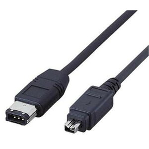 ELECOM IE-461BK �u���b�N [IEEE1394�P�[�u�� (4�s��-6�s���E1.0m)]