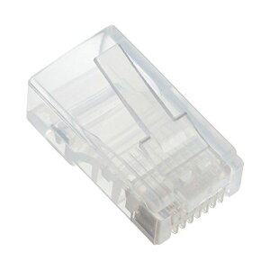 ELECOM LD-RJ45T10/T [Cat5e�Ή��c���܂�h�~LAN�R�l�N�^(10��)]