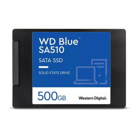 【5/25限定！エントリー＆抽選で最大100%Pバック】 WDS500G3B0A WD Blue シリーズ [内蔵SSD(2.5インチ・500GB)] WESTERN DIGITAL