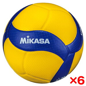 【6個セット】MIKASA ミカサ バレーボール 5号 検定球 V300W