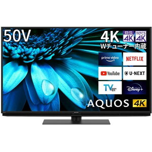 er 50V^ V[v SHARP ANIX AQUOS ter [J[ۏؑΉ sǑΉ 4T-C50EL1 4K 50^ 50C` 4K`[i[ Google TV Dolby Atmos 2022Nf [J[l V GN