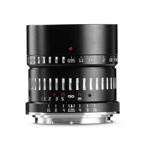 TTArtisan 50mm f/0.95C RF(BS) �u���b�N×�V���o�[ [�J�����p���������Y (�L���m��RF�}�E���g)]