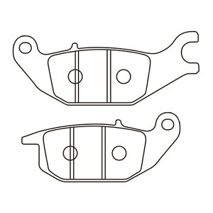 デイトナ D31135 ブレーキパッド 赤パッド GB350/S /モンキー125 / ハンターカブ リア用