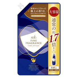 柔軟剤 詰替 ファーファ ファインフレグランス オム 840ml 大容量 洗濯用 柔軟 つめかえ 洗濯 静電気 吸水 汗 花粉 防臭 抗菌