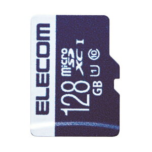 ELECOM MF-MS128GU11R MicroSDXCJ[h f[^T[rXt UHS-I U1 45MB s 128GB [J[