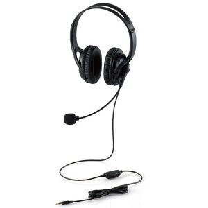 HS-HP02STBK ELECOM �u���b�N [������^4�ɗL���w�b�h�Z�b�g]