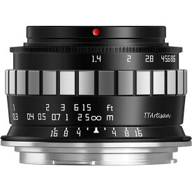 23mm f/1.4C RF (BS) TTArtisan ブラック×シルバー [単焦点レンズ(キヤノンRFマウント)]