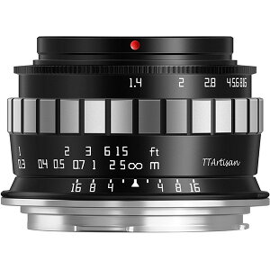 23mm f/1.4C RF (BS) TTArtisan �u���b�N×�V���o�[ [�P�œ_�����Y(�L���m��RF�}�E���g)]