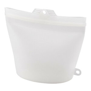 【エントリーでP10倍!24日20:00-27日9:59】 大きくひらくシリコンクックバッグ クリア コジット 湯せん レンジ 加熱 耐熱性 冷蔵庫 冷凍庫 保存 容器 キッチン ひらく 洗える 繰り返し シリコン