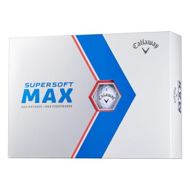 SUPERSOFT(スーパーソフト) MAX ゴルフボール 2023年モデル ホワイト 1ダース(12個入り) キャロウェイ 【日本正規品】