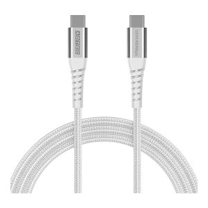 APC-V2010CC-U2-WH ADTEC �z���C�g [USB2.0 Type-C to C �P�[�u�� (100W�o�� / 480Mbps / 2.0m)]